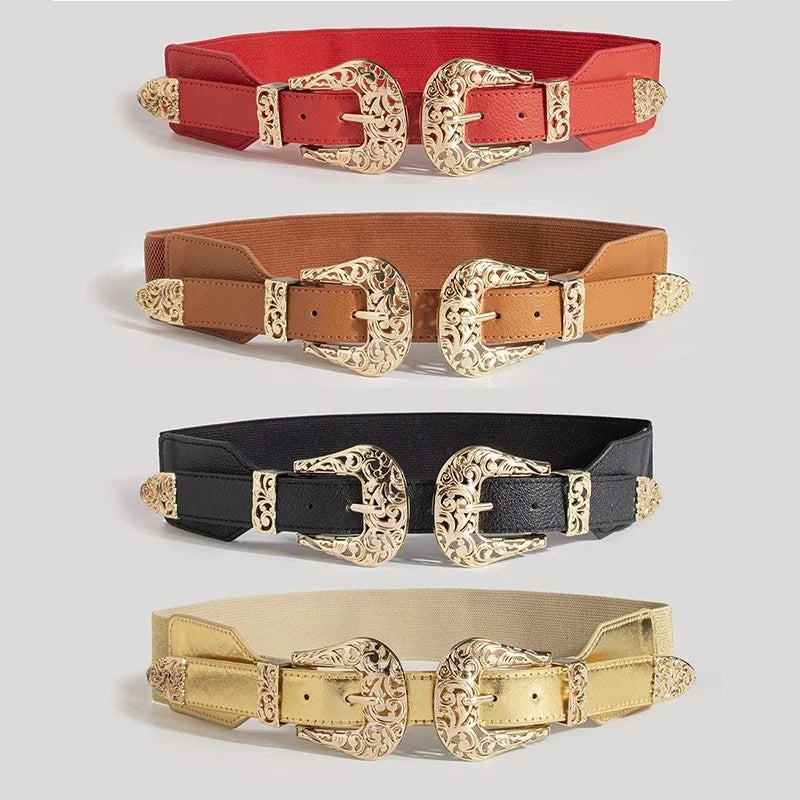 Double Buckle Waist Belt