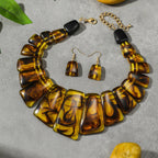Resin Necklace & Earring Set