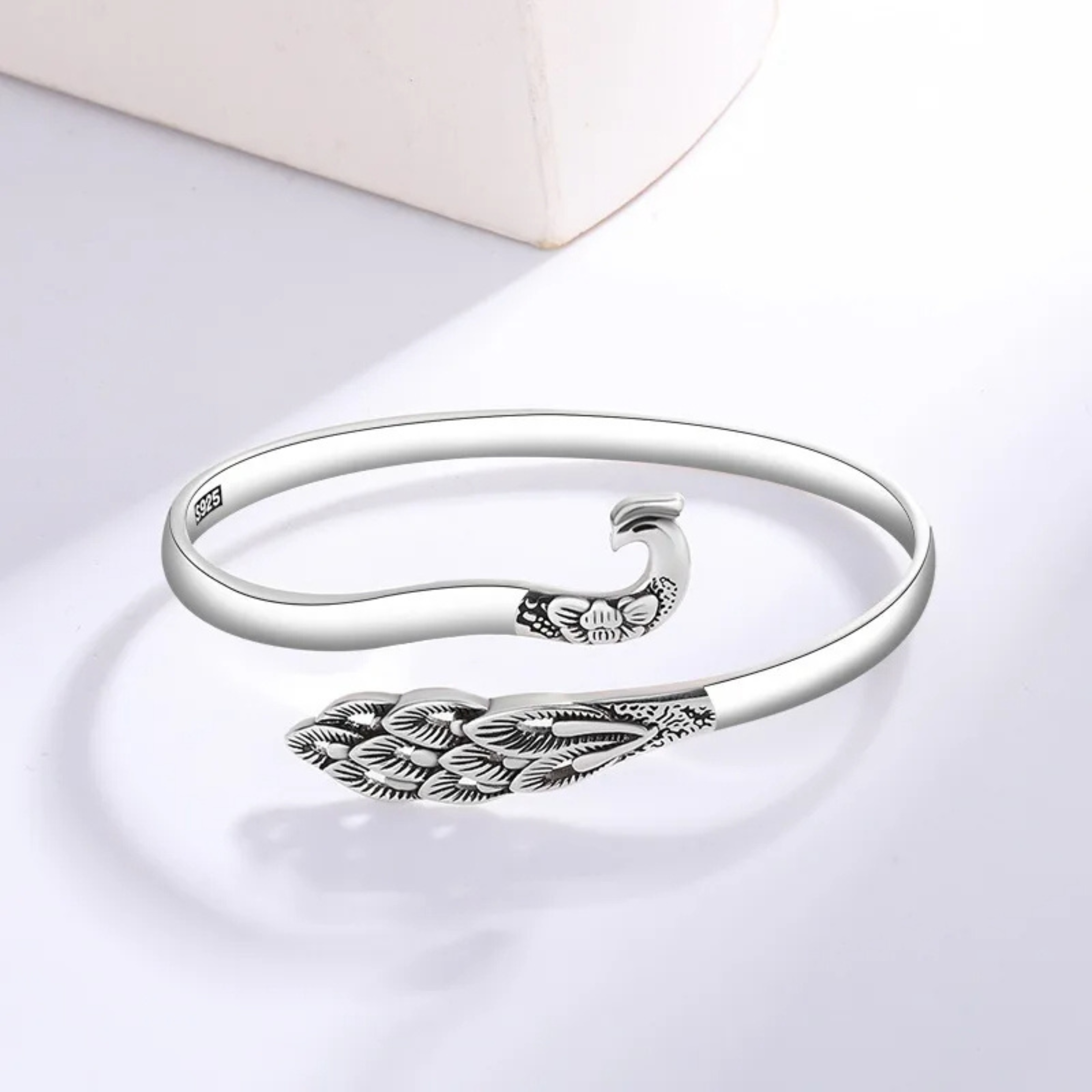 Peacock Cuff Bracelet