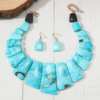 Resin Necklace & Earring Set