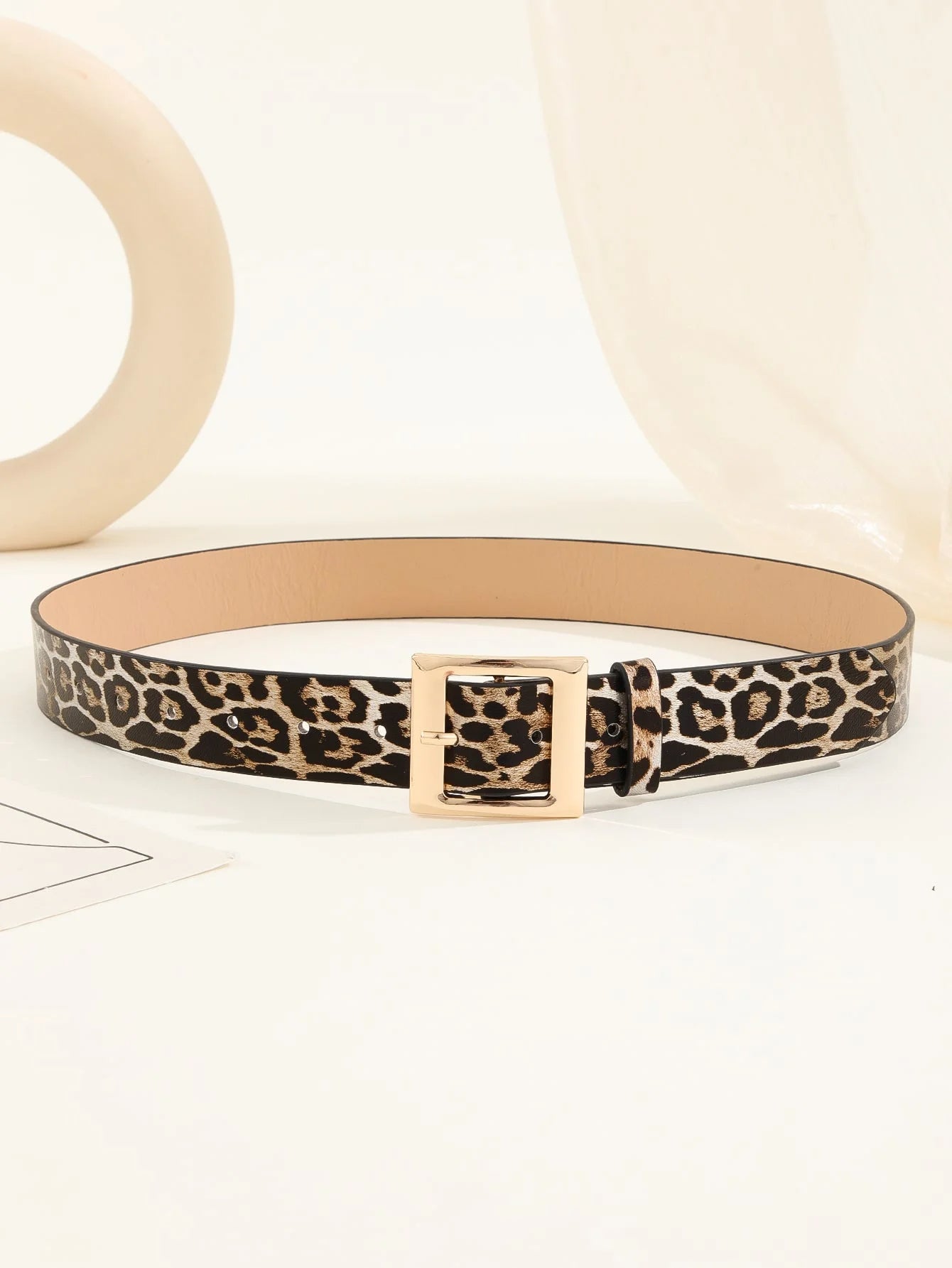 Leopard Print Belt