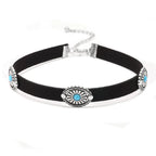 Desert Suede Concho Choker