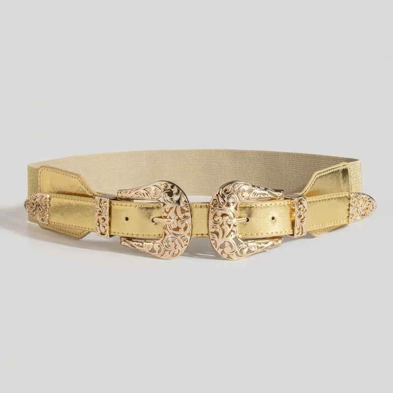 Double Buckle Waist Belt