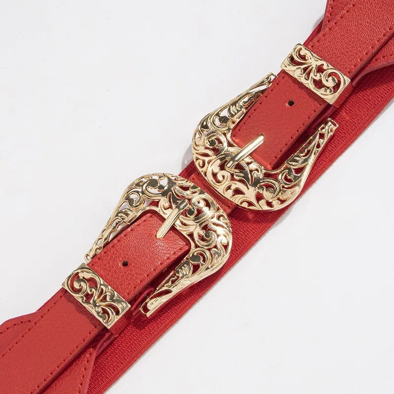 Double Buckle Waist Belt