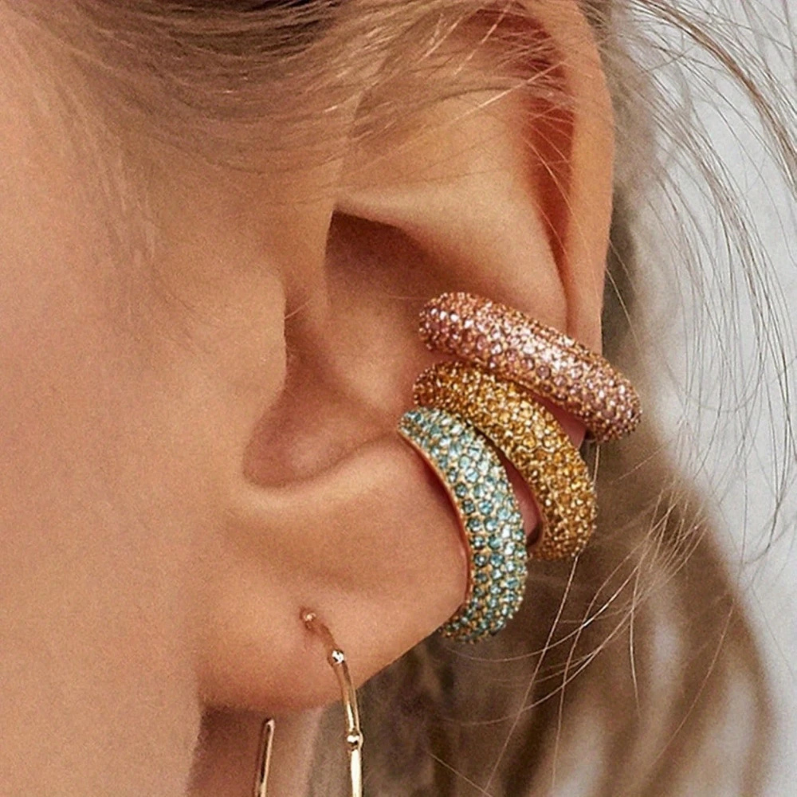 Eloise Crystal Ear Cuff
