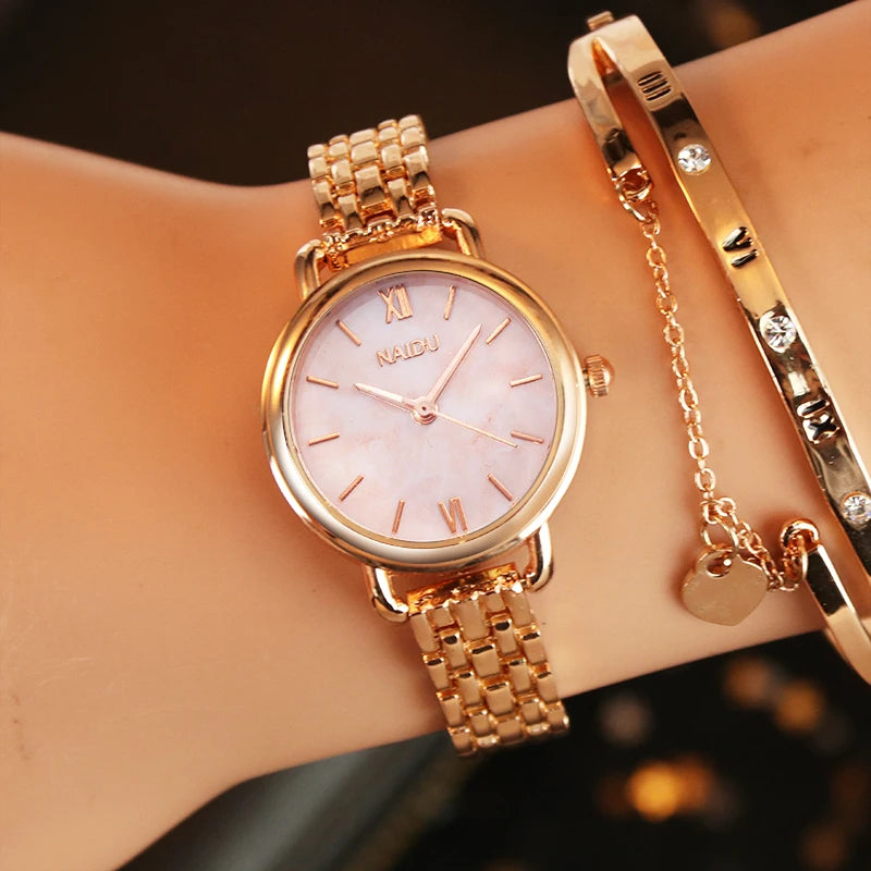 Marble Dial Watch