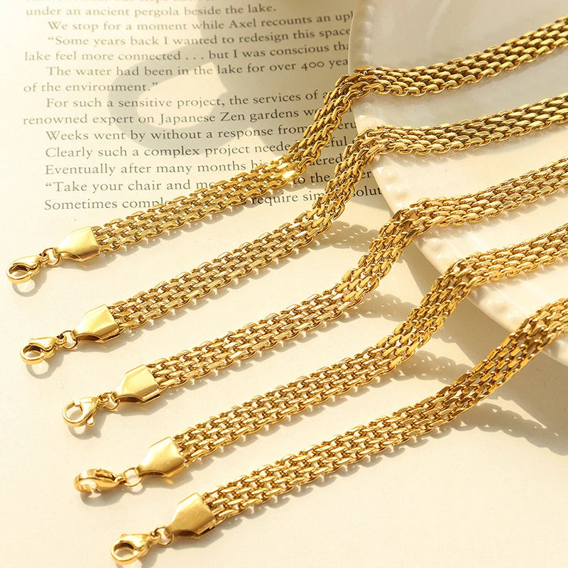 Alice Gold Choker Chain Set