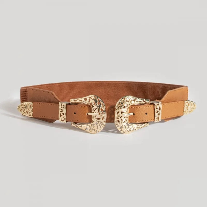 Double Buckle Waist Belt