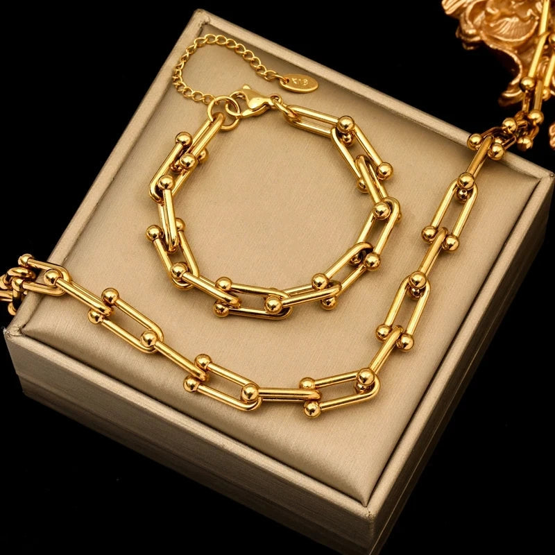 Gold Link Set
