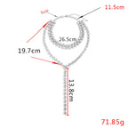 Multi-Layer Crystal Necklace