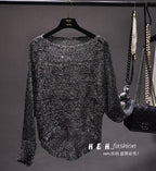 Sequined Knitted Pullover