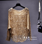 Sequined Knitted Pullover