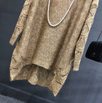 Loose Sequined Sweater