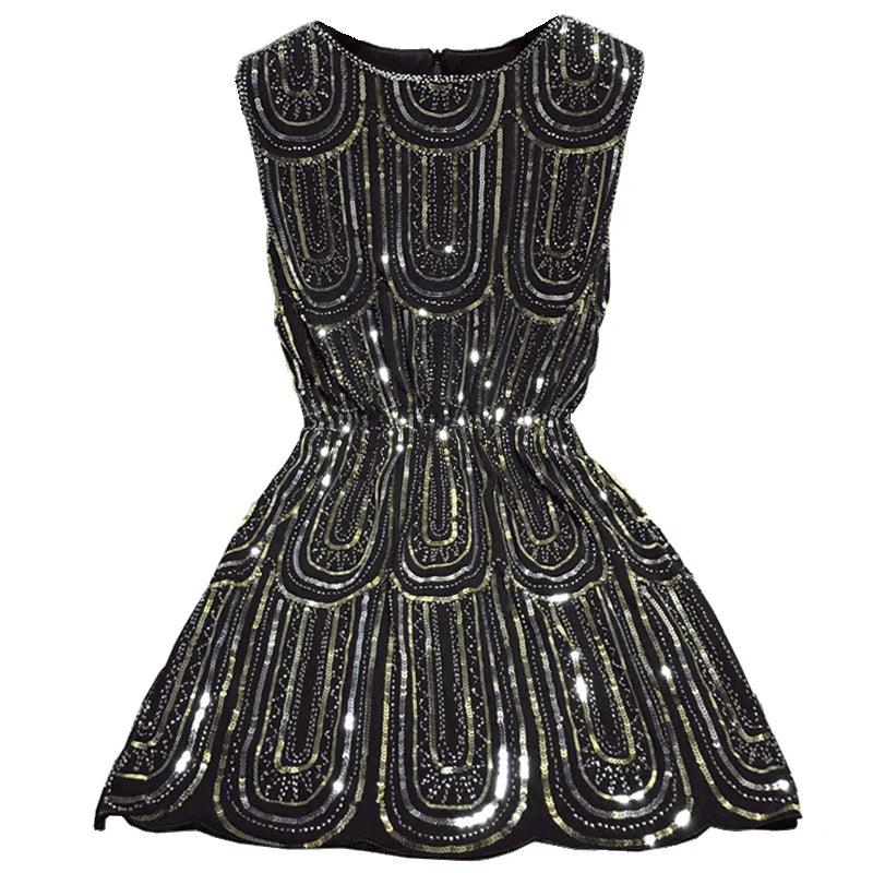 Sequined Mini Dress
