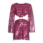 Sequined Mini Dress