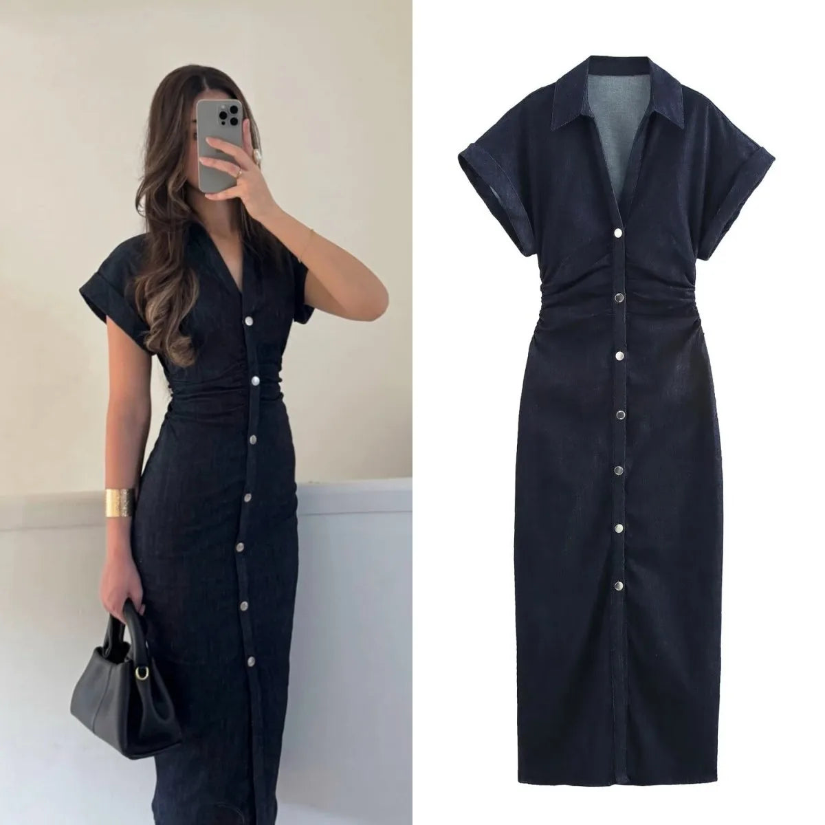 Aurora Denim Dress