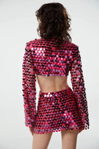 Sequined Mini Dress