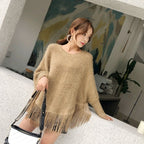 Sequined Tassel Sweater