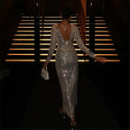 Sequined Maxi Dress