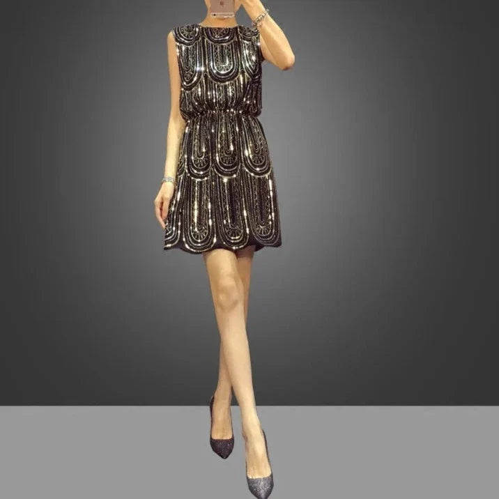 Sequined Mini Dress