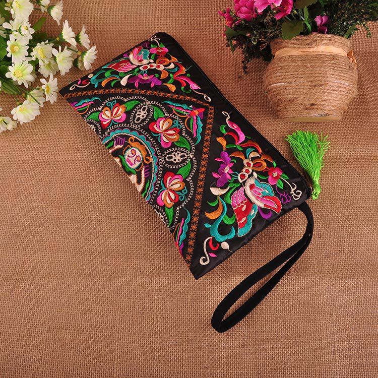 Embroidered Purse