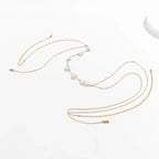 Boho Pearl Chest Necklace