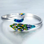 Peacock Cuff Bracelet