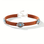 Desert Suede Concho Choker