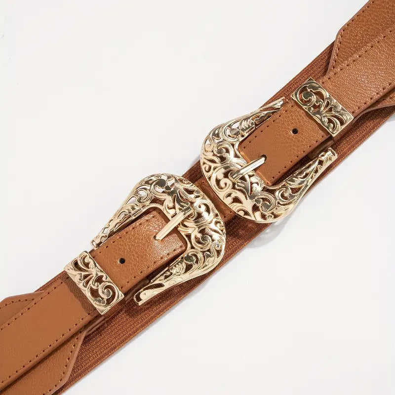Double Buckle Waist Belt
