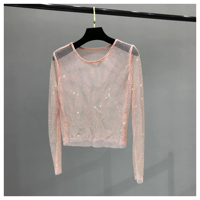 Shiny Long Sleeve Top