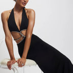 Aria Diamond Wrap Dress