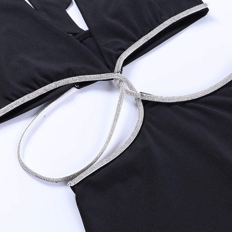 Aria Diamond Wrap Dress