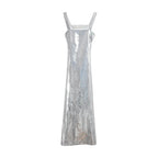 Silvery Maxi Dress