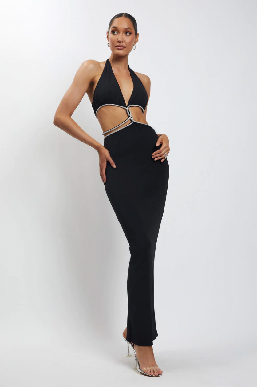 Aria Diamond Wrap Dress