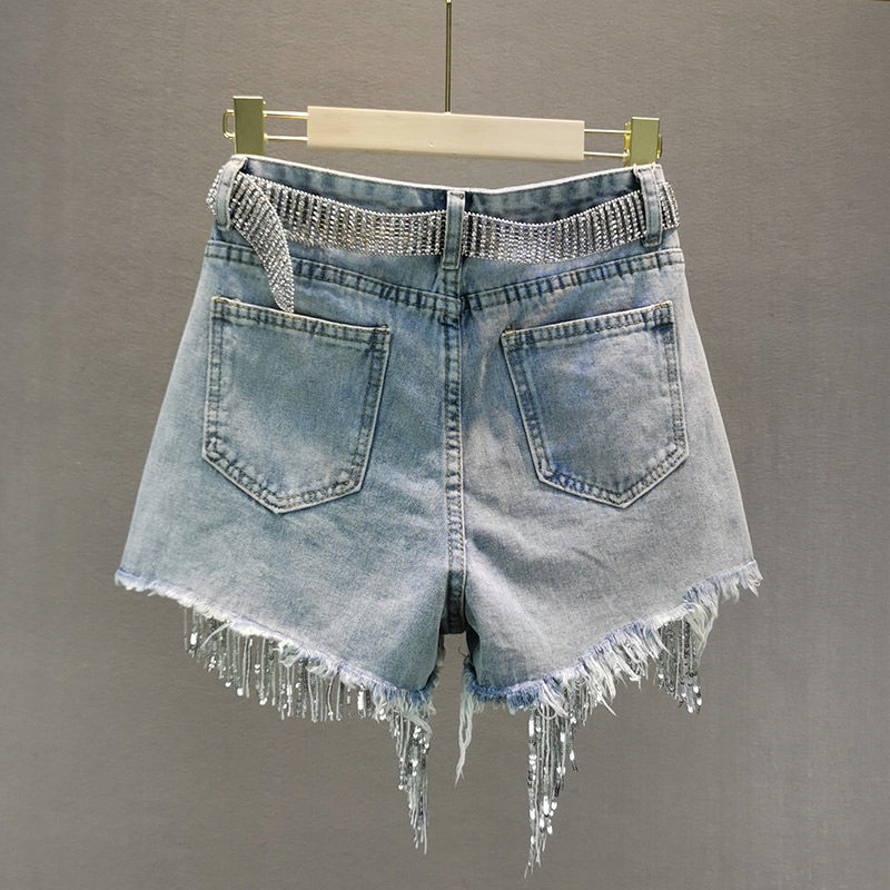Tassel Denim Shorts